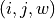 (i, j, w)