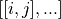[[i, j],...]